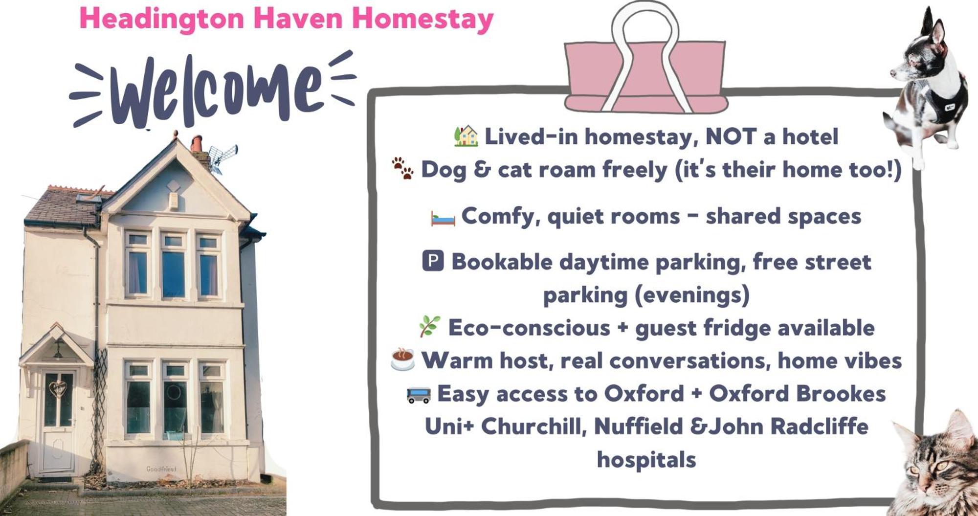Headington Haven Homestay Oxford Exteriör bild
